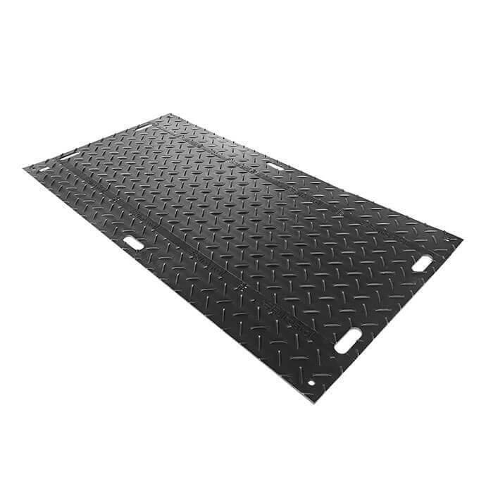 NOMA Aizsardzības plāksne pagaidu ceļu izbūvei Eurostal 2400x1200x12 mm, melna 1