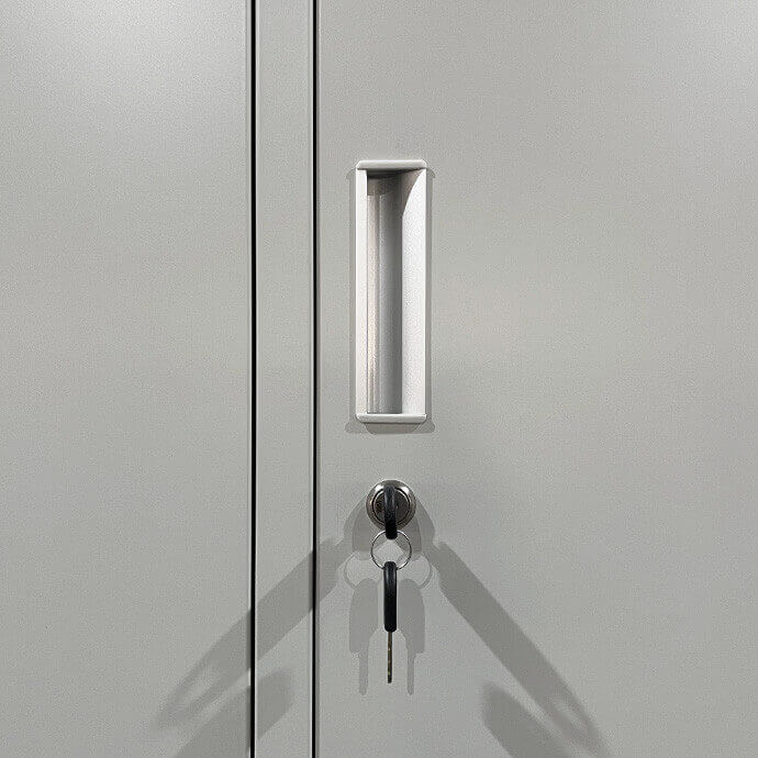 NOMA Metāla garderobes skapis Rehalt Systems 1800 x 1200 x 500, 4 durtinas 6