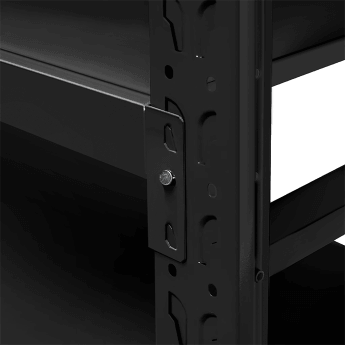 Metāla plaukti 3000x1000x600 ar 4 plauktu Rehalt Systems, bāzes sekcija 7