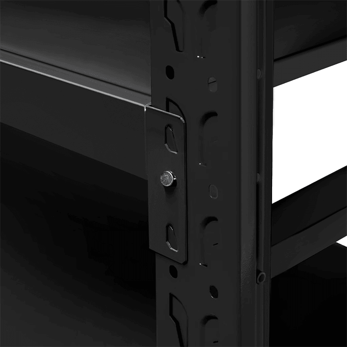 Metāla plaukti 2000x1000x500 ar 5 plauktu Rehalt Systems, papildu sekcija 7