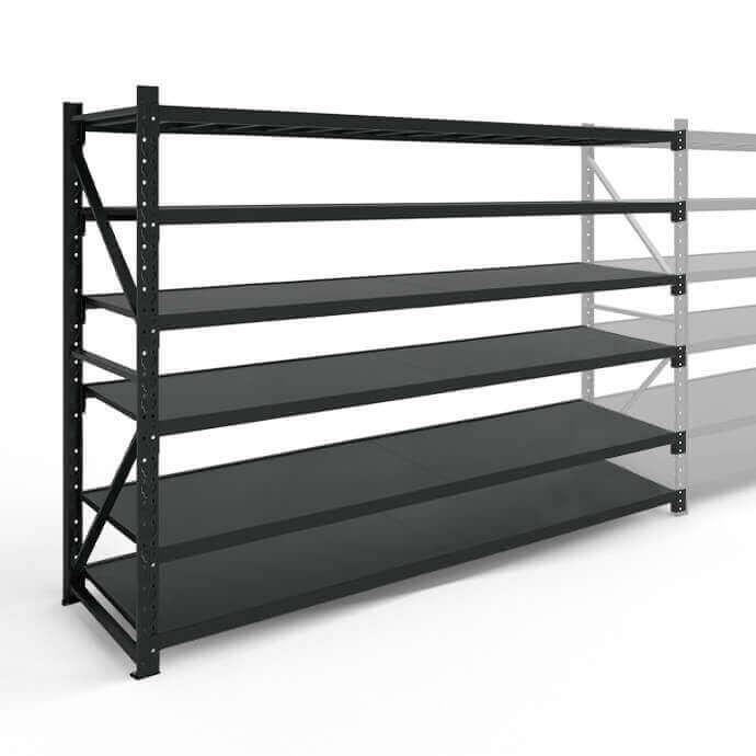 Metāla plaukti 2000x1000x600 ar 6 plauktu Rehalt Systems, papildu sekcija 3