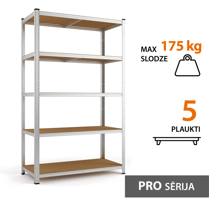 Noliktavas plaukts 180x90x40 PRO