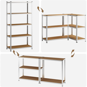 Noliktavas plaukts 180x90x40 PRO