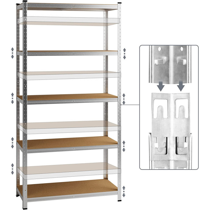 Noliktavas plaukts 180x90x40 PRO