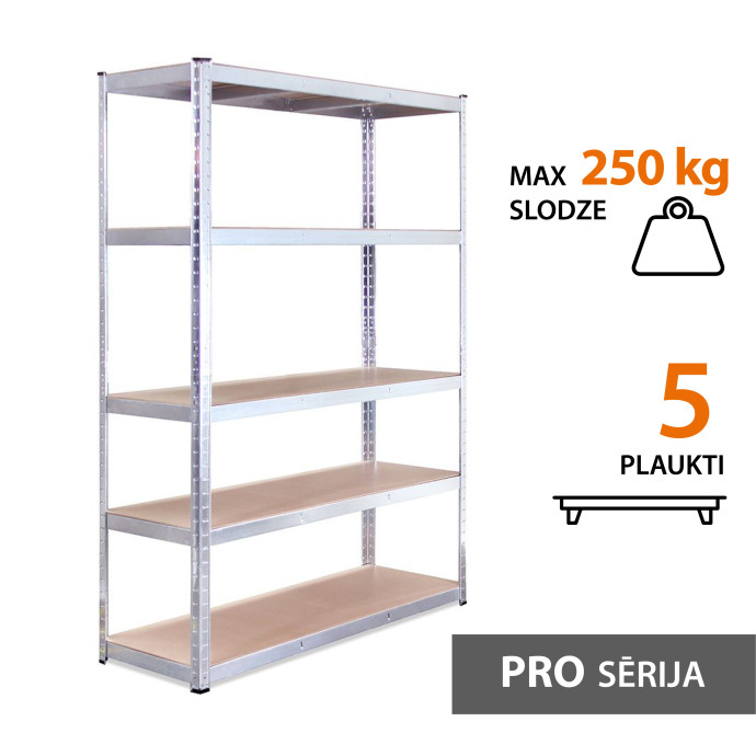 Noliktavas plaukts 180x120x45 PRO